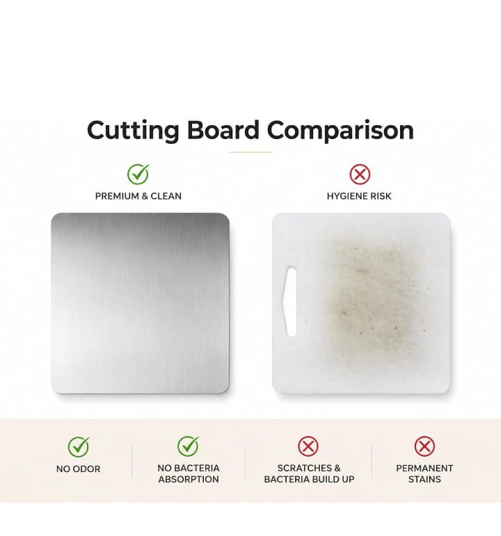 πͺ Premium Stainless Steel Cutting Board