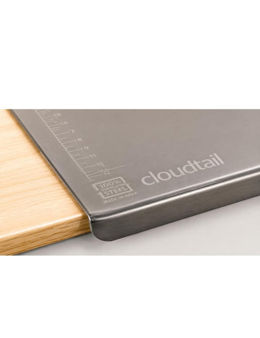 🔪 Premium Stainless Steel Cutting Board