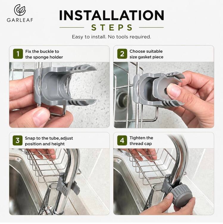 Kitchen Sink Faucet Sponge Holder