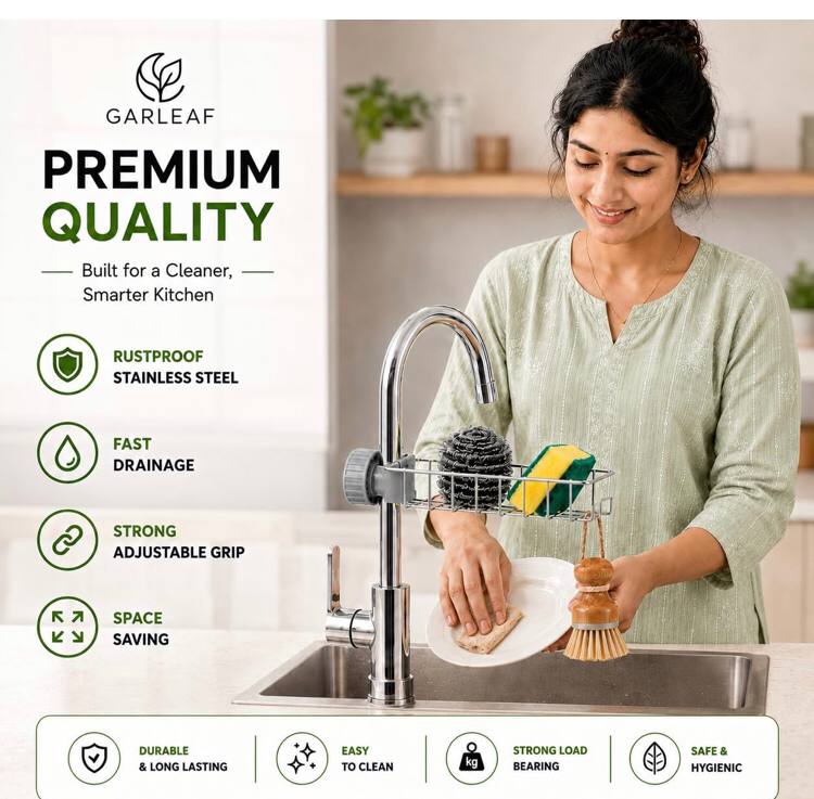 Kitchen Sink Faucet Sponge Holder