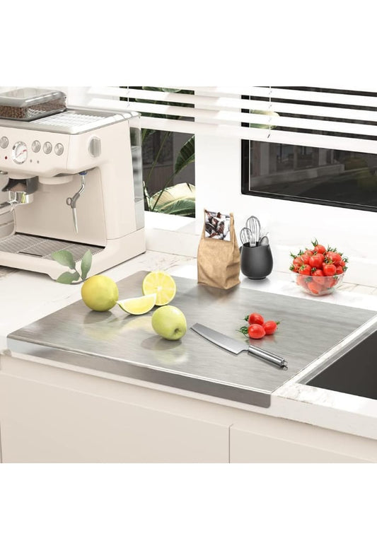🔪 Premium Stainless Steel Cutting Board