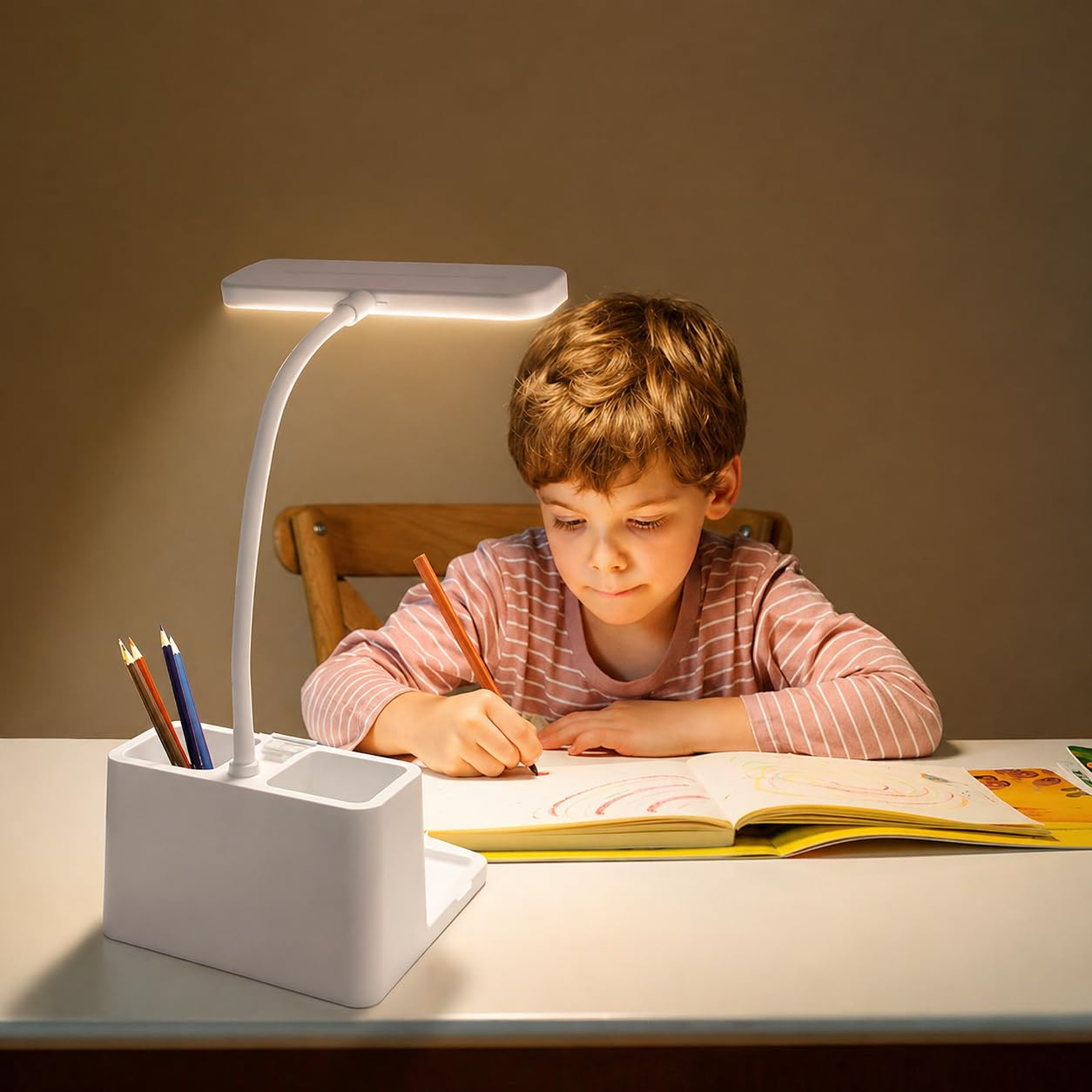 SaleOn Rechargeable Stable Desk Lamp with USB Cable