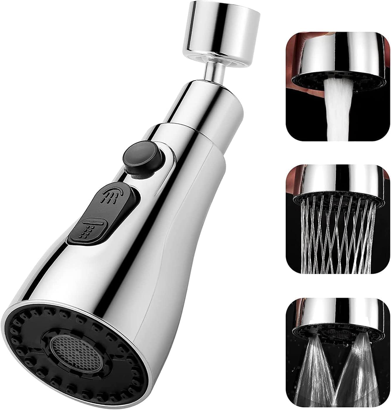 Flexible Tap Extender for Kitchen Sink – 360° Rotating