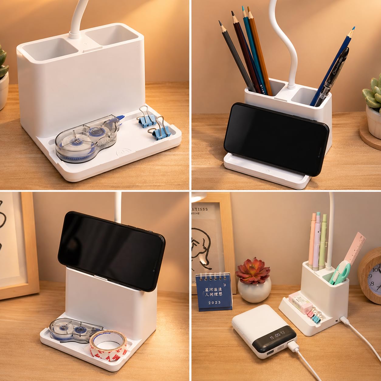 SaleOn Rechargeable Stable Desk Lamp with USB Cable