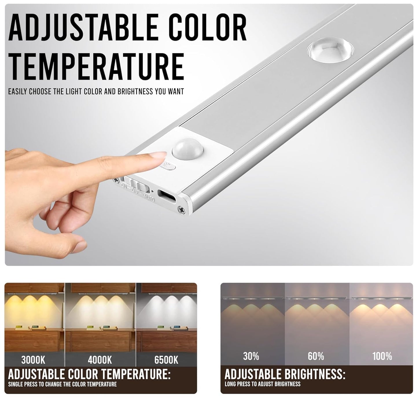 Motion Sensor Under Cabinet LED Light