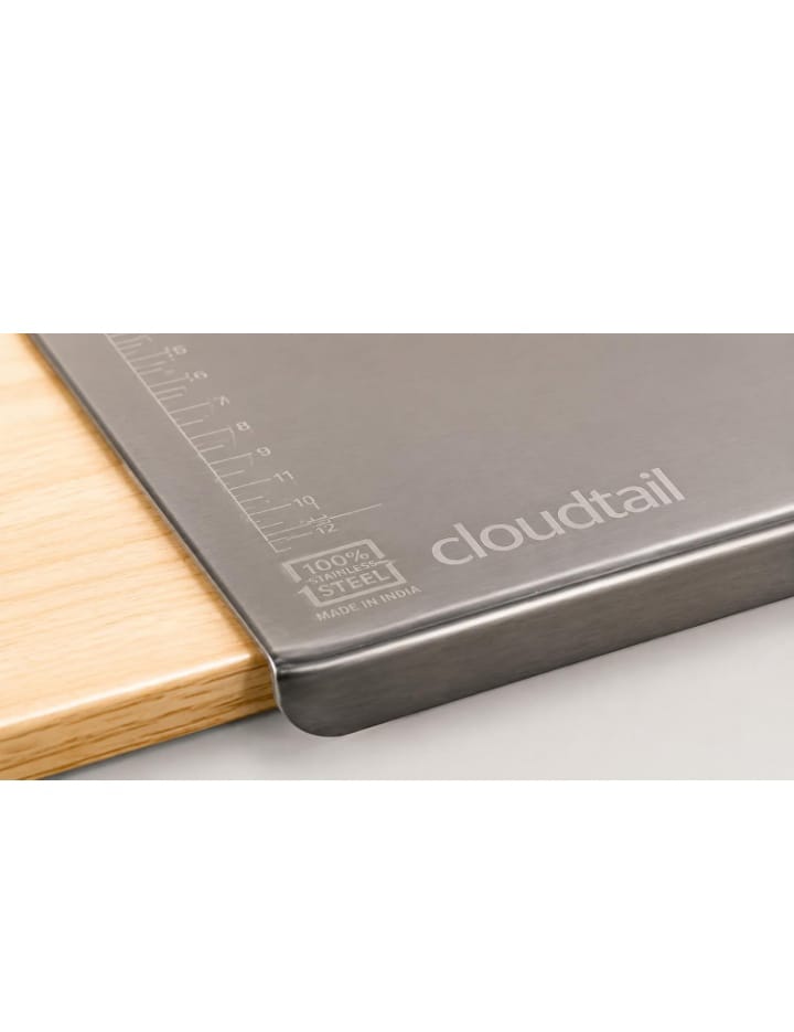🔪 Premium Stainless Steel Cutting Board